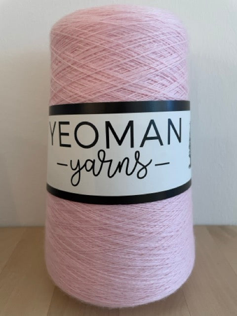 Yeoman Merino Polo - Soft Pink