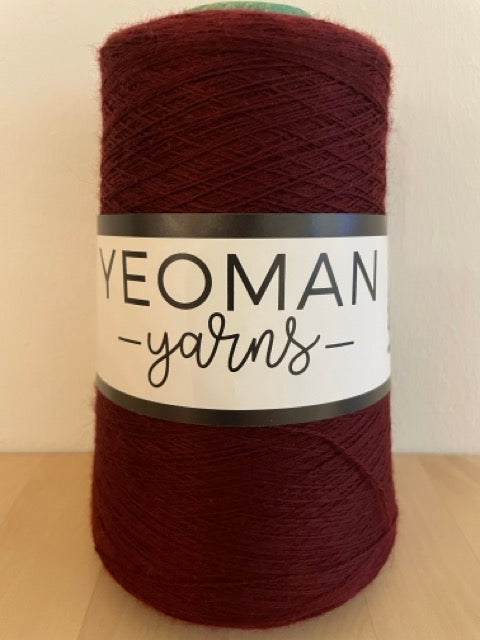 Yeoman Merino Polo - Aubergine